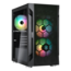 FARA H1M PRO, Tempered Glass, No PSU, microATX, Black, Mini Tower Case
