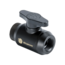 Carbon Black Mini Valve Rotary Inner G1/4" & Inner G14" With Black Handle