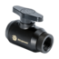 Carbon Black Mini Valve Rotary Inner G1/4" & Inner G14" With Black Handle