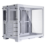 O11 Dynamic MINI Snow, Tempered Glass, No PSU, ATX, White, Mini Tower Case