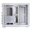 O11 Dynamic MINI Snow, Tempered Glass, No PSU, ATX, White, Mini Tower Case