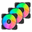 Aspect 12 RGB PWM 3 x 120mm, ARGB LEDs, 2000 RPM, 56 CFM, 33.2 dBA, Cooling Fans