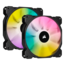 iCUE SP140 RGB ELITE Performance 2 x 140mm, w/ Controller, RGB LEDs, 1200RPM, 68.11 CFM, 26.8 dBA, Cooling Fans