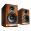 HD6-WAL, Wired/Bluetooth, Real Wood Veneer Walnut, 2.0 Channel Bookshelf Speakers