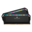 64GB (2 x 32GB) DOMINATOR® PLATINUM RGB DDR5 5200MHz, CL40, Black, RGB LED, DIMM Memory