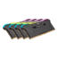 128GB (4 x 32GB) VENGEANCE® RGB Pro DDR4 3200MHz, CL16, Black, RGB LED, DIMM Memory