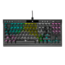 K70 RGB TKL CHAMPION, Per Key RGB, Cherry MX Red, Wired, Black, Mechanical Gaming Keyboard