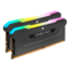 32GB (2 x 16GB) VENGEANCE® RGB PRO SL DDR4 3200MHz, CL16, Black, RGB LED DIMM Memory