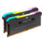16GB (2 x 8GB) VENGEANCE RGB PRO SL DDR4 3200MHz, CL16, Black, RGB LED, DIMM Memory