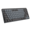 MX MECHANICAL Mini, White, MX Tactile Quiet, Bluetooth/Wireless, Graphite, Mechanical Gaming Keyboard