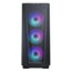 Eclipse G360A, Tempered Glass, No PSU, E-ATX, Black, Mid Tower Case