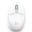 G705, 3 RGB Zones, 8200-dpi, Wired/Bluetooth/Wireless, White, Optical Gaming Mouse