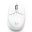 G705, 3 RGB Zones, 8200-dpi, Wired/Bluetooth/Wireless, White, Optical Gaming Mouse