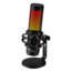 HyperX QuadCast S, Anti-Vibration, 3 x 14 mm Electret Condenser, RGB LED, Black, Gaming Microphone