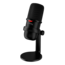 HyperX SoloCast, 14 mm Electret Condenser, Red LED, Black, Gaming Microphone