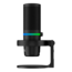 HyperX DuoCast, Anti-Vibration, 2 x Electret Condenser, RGB LED, Black, Gaming Microphone
