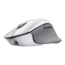 Pro Click, 16000-dpi, Wired/Bluetooth/Wireless, White, Optical Ergonomic Mouse