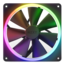 F140 RGB 140mm, RGB LEDs, 1800 RPM, 89.48 CFM, 32.5 dBA, Cooling Fan