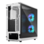 Focus 2 RGB, Tempered Glass, No PSU, ATX, White, Mid Tower Case