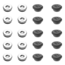 EK-Quantum Torque Plug w/Cover 10-Pack - Black
