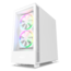 H5 Elite, Tempered Glass, No PSU, ATX, White, Mid Tower Case