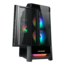 Duoface RGB, Tempered Glass, No PSU, E-ATX, Black, Mid Tower Case