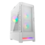 Airface RGB, Tempered Glass, No PSU, E-ATX, White, Mid Tower Case