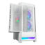 Airface RGB, Tempered Glass, No PSU, E-ATX, White, Mid Tower Case