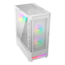 Airface RGB, Tempered Glass, No PSU, E-ATX, White, Mid Tower Case