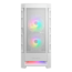Airface RGB, Tempered Glass, No PSU, E-ATX, White, Mid Tower Case
