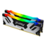 64GB (2 x 32GB) FURY Renegade DDR5 6000MT/s, CL32, Black/Silver, RGB LED, DIMM Memory