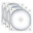 FC120 WHITE-3 IN 1 3 x 120mm, ARGB LEDs, 1800 RPM, 61.91 CFM, 28 dBA, Cooling Fans