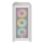iCUE 4000D RGB AIRFLOW, Tempered Glass, No PSU, ATX, White, Mid Tower Case