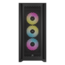 iCUE 5000D RGB, Tempered Glass, No PSU, E-ATX, Black, Mid Tower Case