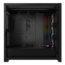 iCUE 5000D RGB, Tempered Glass, No PSU, E-ATX, Black, Mid Tower Case
