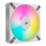 iCUE AF120 RGB ELITE 120mm, White, RGB LEDs, 2100 RPM, 65.57 CFM, 34.1 dBA, Cooling Fans