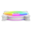 MasterFan MF140 HALO² 140mm, White, ARGB LEDs, 1600 RPM, 59.51 CFM, 27 dBA, Cooling Fan