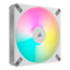 iCUE AF140 RGB ELITE 140mm, White, RGB LEDs, 1700 RPM, 89 CFM, 33.8 dBA, Cooling Fan