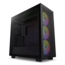 H7 Flow RGB, Tempered Glass, No PSU, ATX, Black, Mid Tower Case