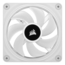 iCUE LINK QX120 RGB 120mm, White, RGB LEDs, 2400 RPM, 63.1 CFM, 37 dBA, Cooling Fan