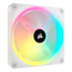 iCUE LINK QX140 RGB 140mm, White, RGB LEDs, 2000 RPM, 82.5 CFM, 37 dBA, Cooling Fan