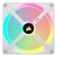 iCUE LINK QX140 RGB 140mm, White, RGB LEDs, 2000 RPM, 82.5 CFM, 37 dBA, Cooling Fan