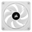iCUE LINK QX120 RGB 3 x 120mm, White, w/ Controller, RGB LEDs, 2400 RPM, 63.1 CFM, 37 dBA, Cooling Fans