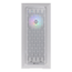 CTE T500 TG ARGB Snow, Tempered Glass, No PSU, E-ATX, White, Full Tower Case