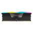 32GB (2 x 16GB) VENGEANCE® RGB DDR5 5600MHz, CL40, Black, RGB LED, DIMM Memory