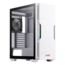 STARKER, Tempered Glass, No PSU, ATX, White, Mid Tower Case