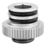EK-Quantum Torque Push-In Adapter M 7 - Satin Titanium