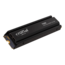1TB T500, w/ Heatsink, 7300 / 6800 MB/s, TLC NAND, PCIe NVMe 4.0 x4, M.2 2280 SSD