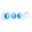 Glacier One 420 D30, White, 420mm Radiator, Liquid Cooling System