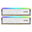 16GB (2 x 8GB) Spectrix D35G RGB DDR4 3600MT/s, CL18, White, RGB LED, DIMM Memory